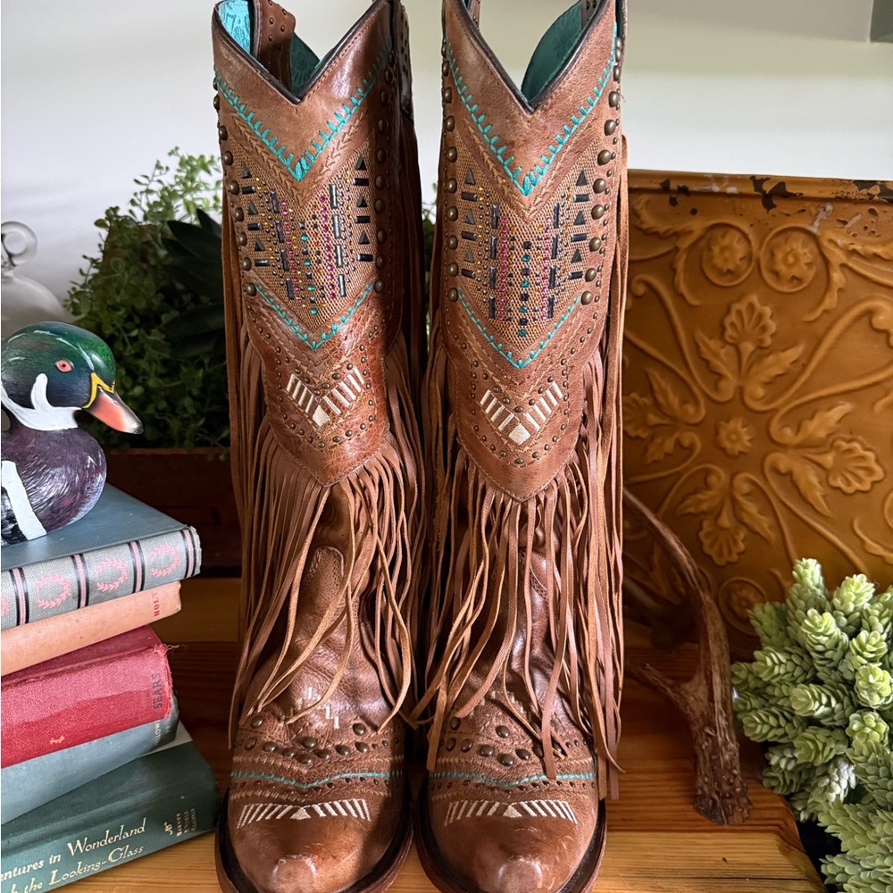 Corral G2910 Fringed Cowboy Boots